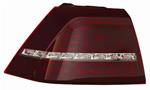 FANALE POST. VOLKSWAGEN GOLF VII 2012 MOD. R ROSSO SCURO A LED ESTERNO DX