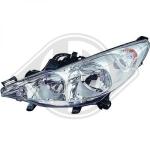 Faro principale PER Peugeot 207 06-09DAL 06-12                H7+H1