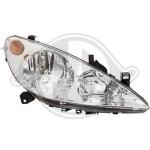 Faro principale PER Peugeot 307 Lim./SW/Break 01-05DAL 01-05        KPL.MIT MOTOR