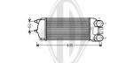 Intercooler PER Klimaprodukte LadeluftkÃ¼hlerDAL CITROEN  XSARA PICASSO 1.6