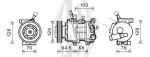 Compressore, Climatizzatore PER Klimaprodukte KlimakompressorDAL HYUNDAI I40 10/2011