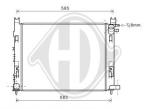 Radiatore, Raffreddamento motore PER Dacia Sandero Stepway 12-13DAL DACIA DOKKER 11/2012