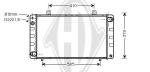 Radiatore, Raffreddamento motore PER Klimaprodukte KuehlerDAL SAAB 900 09/1979