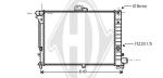 Radiatore, Raffreddamento motore PER Klimaprodukte KuehlerDAL SAAB 9000 04/1985