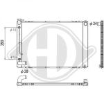 Radiatore, Raffreddamento motore PER Klimaprodukte KuehlerDAL LEXUS RX 300 05/2003