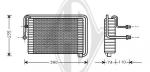 Evaporatore, Climatizzatore PER Klimaprodukte VerdampferDAL VERDAMPFER FIAT