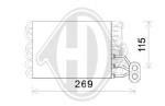 Evaporatore, Climatizzatore PER Klimaprodukte VerdampferDAL VERDAMPFER FIAT