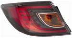 GRUPPO OTTICO POST. MAZDA 6 2008 ROSSO SCURO A LED 4/5 PORTE DX