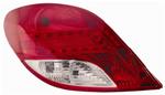 GRUPPO OTTICO POST. PEUGEOT 207 06/2009> BIANCO-ROSSO A LED DX